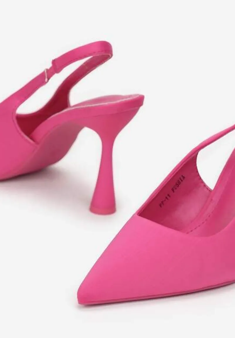 Fuksjowe Sandały ze Szpiczastym Noskiem Jolaia