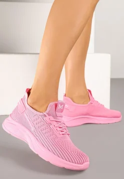 Fuksjowe Siateczkowe Buty Sportowe Sneakersy Ulinoria