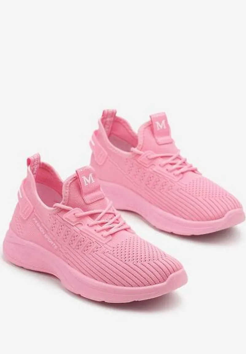 Fuksjowe Siateczkowe Buty Sportowe Sneakersy Ulinoria