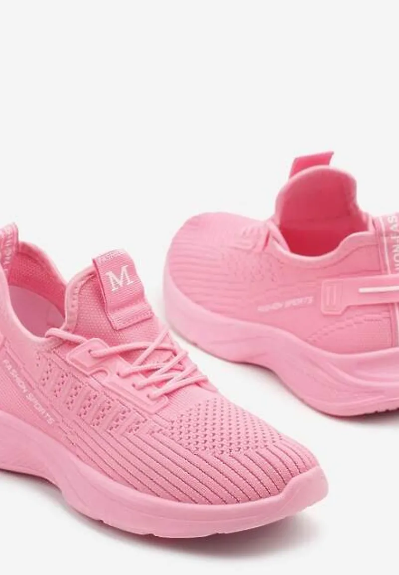 Fuksjowe Siateczkowe Buty Sportowe Sneakersy Ulinoria