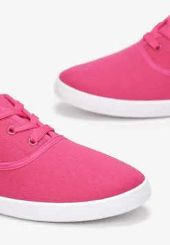 Fuksjowe Sznurowane Tenisówki Przed Kostkę Jennessa