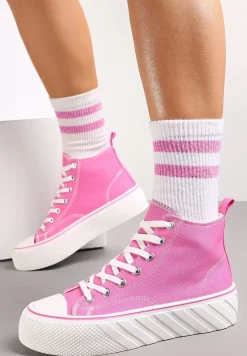 Fuksjowe Trampki za Kostkę na Grubej Podeszwie Nilovi