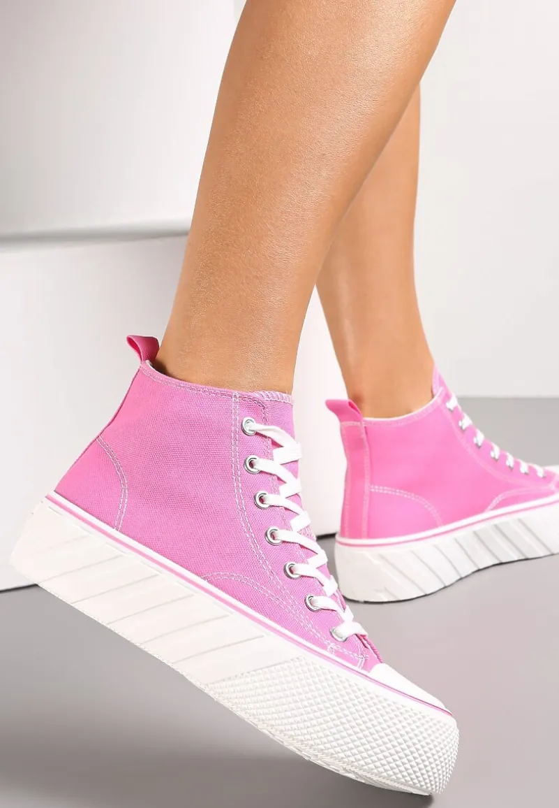 Fuksjowe Trampki za Kostkę na Grubej Podeszwie Nilovi