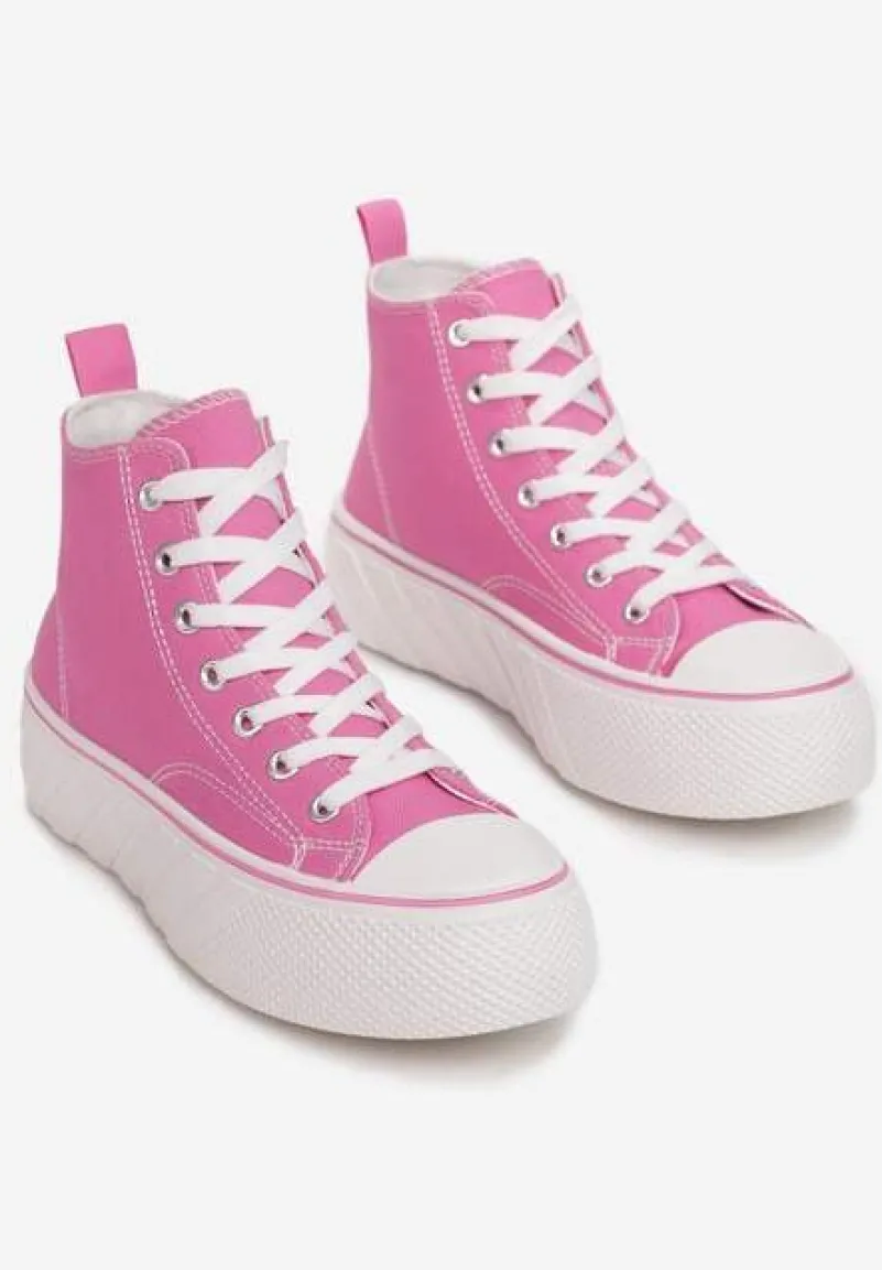 Fuksjowe Trampki za Kostkę na Grubej Podeszwie Nilovi