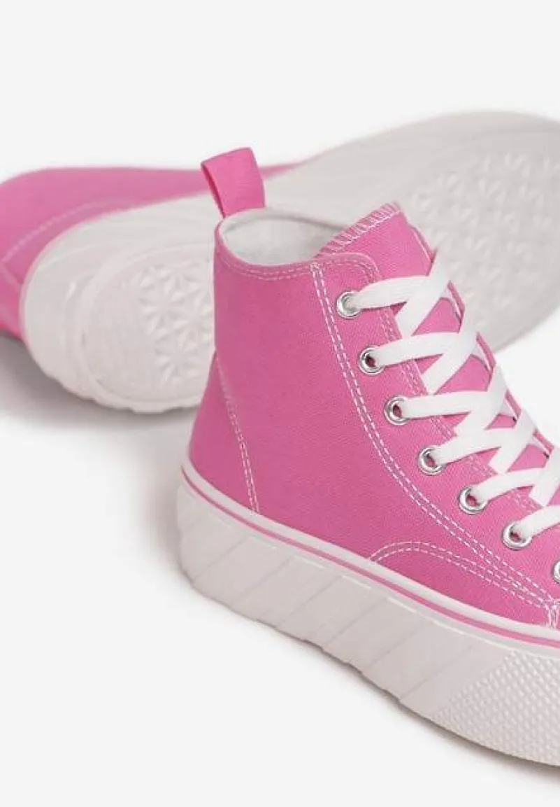 Fuksjowe Trampki za Kostkę na Grubej Podeszwie Nilovi