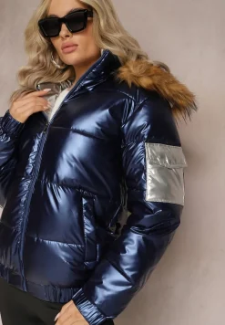 Granatowa Kurtka Actynome