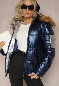 Granatowa Kurtka Actynome