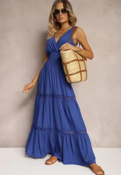 Granatowa Sukienka Corisis