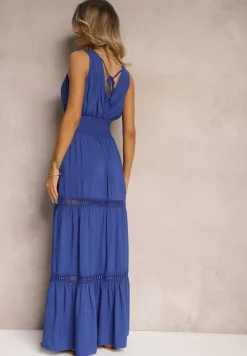 Granatowa Sukienka Corisis