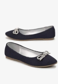 Granatowe Balerinki Dianonia