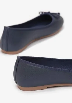Granatowe Balerinki Nospe