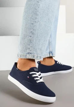 Granatowe Basicowe Tenisówki Vices Hallriva