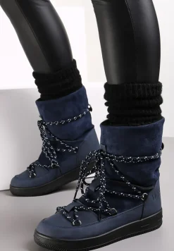 Granatowe Śniegowce Night Magic