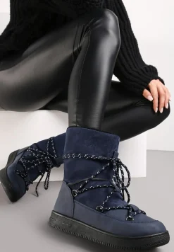 Granatowe Śniegowce Night Magic