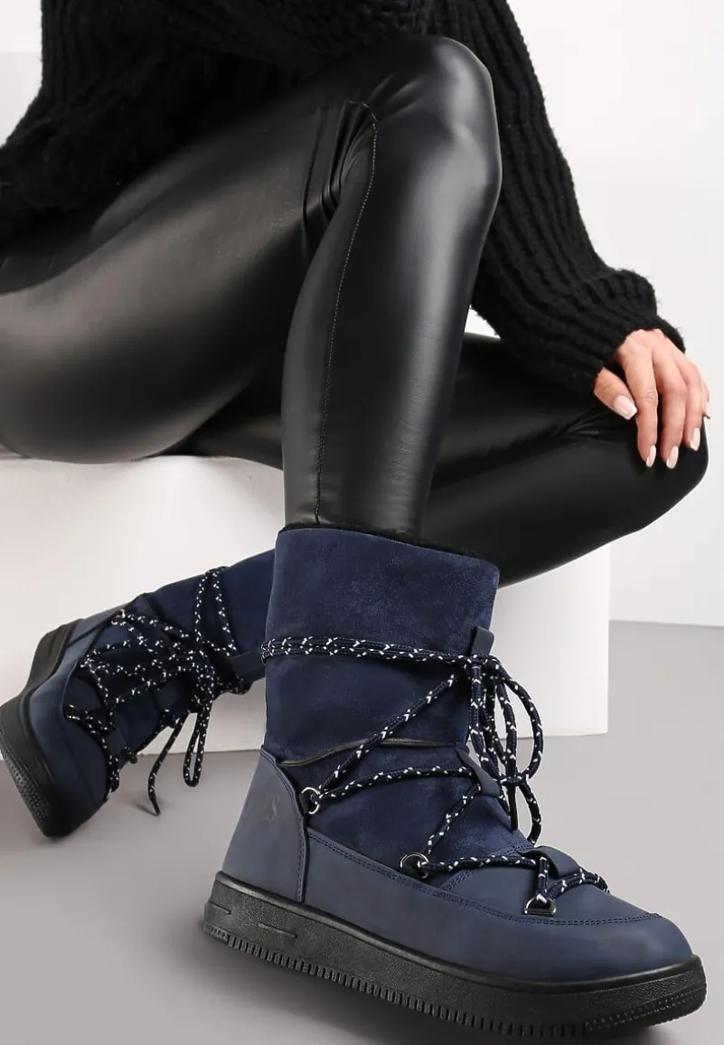 Granatowe Śniegowce Night Magic