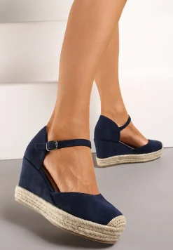 Granatowe Sandały Ampatea