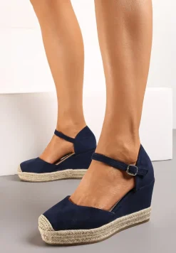 Granatowe Sandały Ampatea