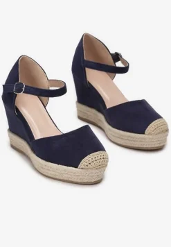 Granatowe Sandały Ampatea