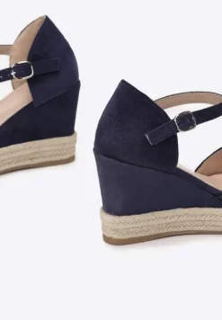 Granatowe Sandały Ampatea