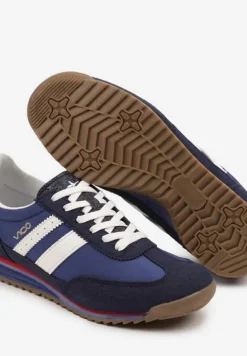 Granatowe Sneakersy Vico z Ozdobnymi Paskami Voinea