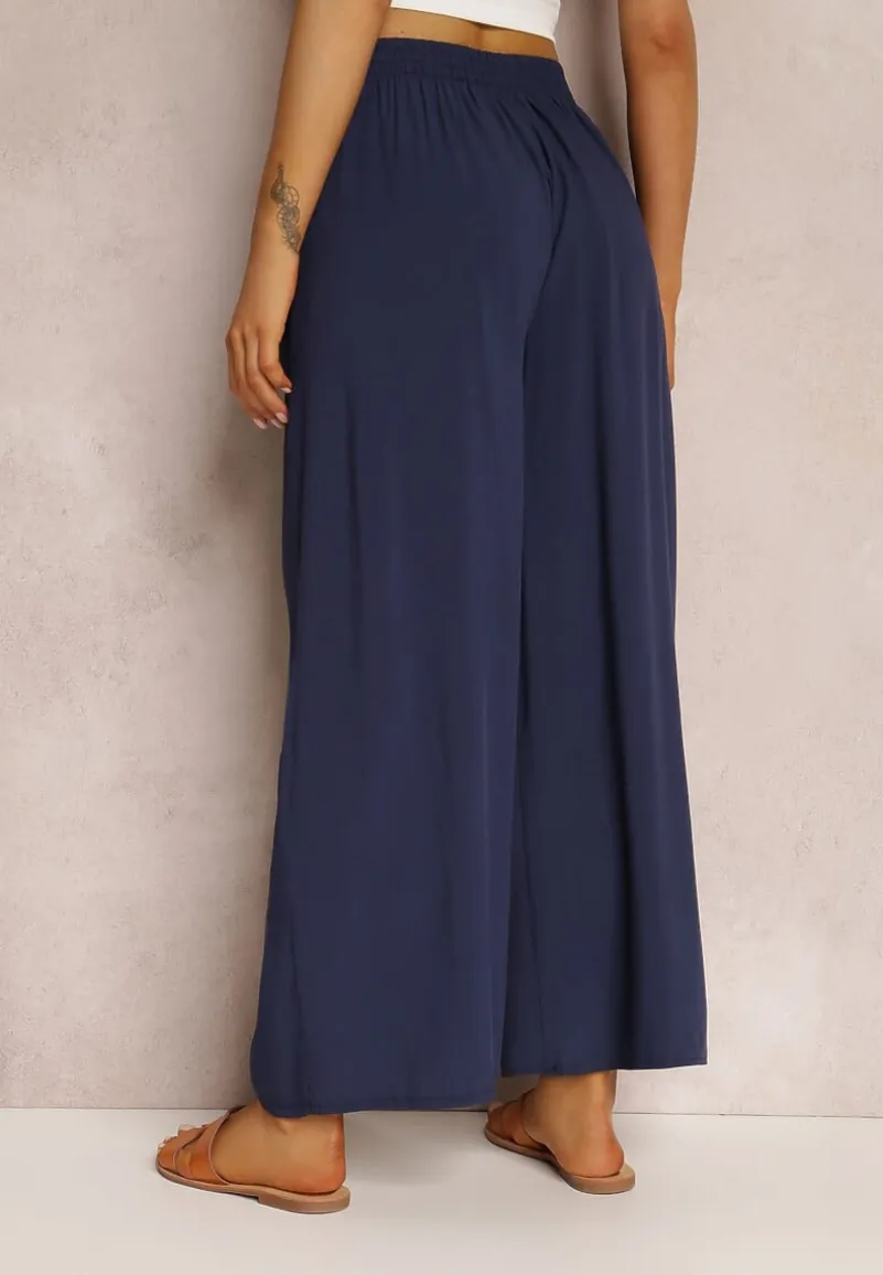 Granatowe Spodnie Karrill