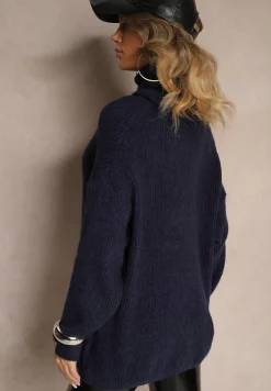 Granatowy Golf Oversize Malia