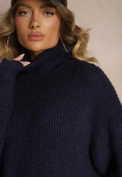 Granatowy Golf Oversize Malia