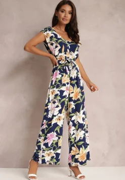 Granatowy Kombinezon Briagelle