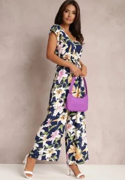 Granatowy Kombinezon Briagelle