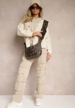 Jasnobeżowa Klasyczna Koszula Sztruksowa Nevettis