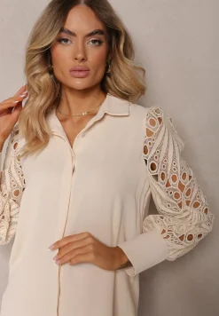 Jasnobeżowa Koszula Apostoros