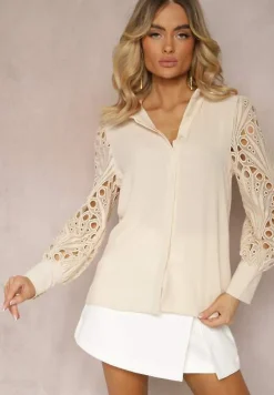 Jasnobeżowa Koszula Apostoros