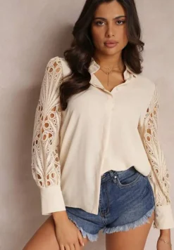 Jasnobeżowa Koszula Apostoros