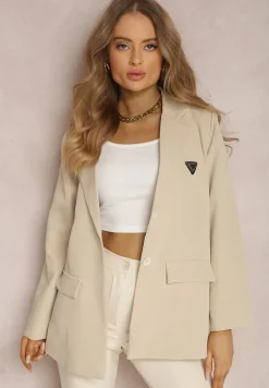 Jasnobeżowa Marynarka Caladina