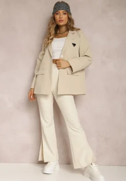 Jasnobeżowa Marynarka Caladina