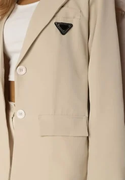 Jasnobeżowa Marynarka Caladina