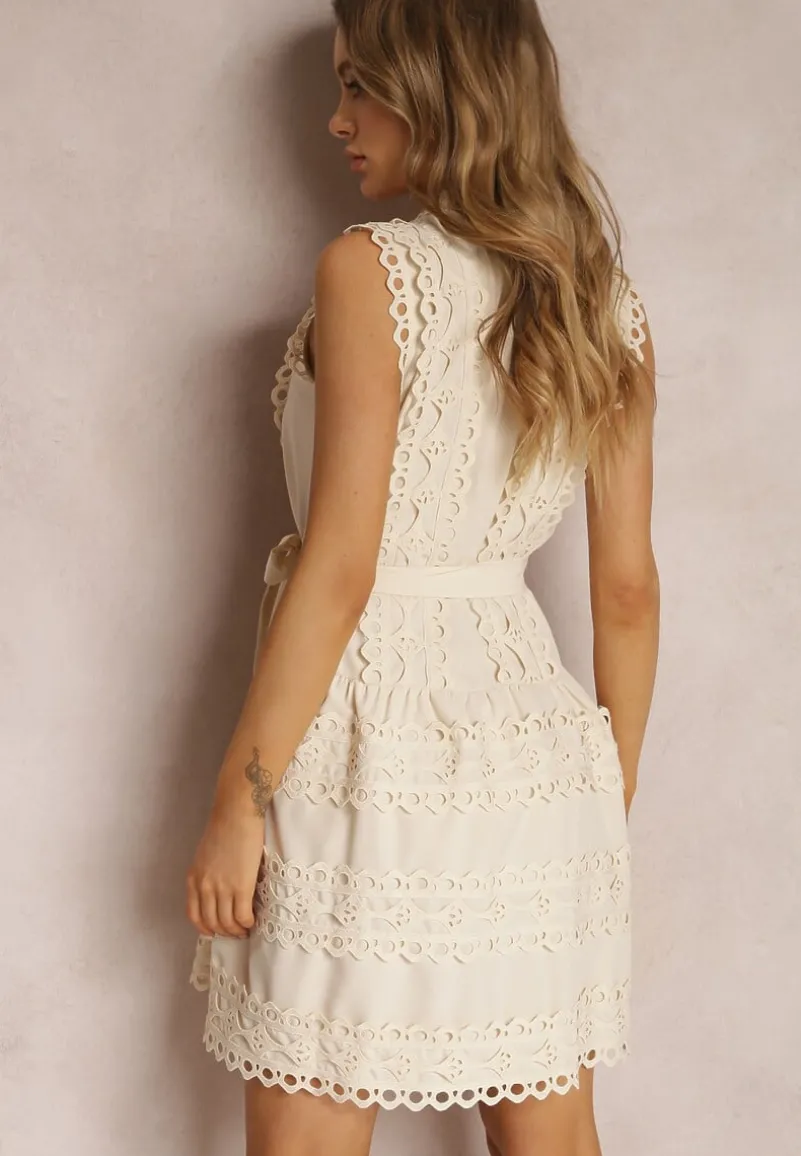 Jasnobeżowa Sukienka Ismeia