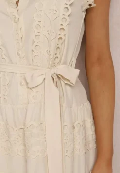 Jasnobeżowa Sukienka Ismeia