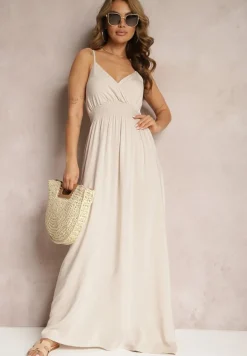 Jasnobeżowa Sukienka Sterinig
