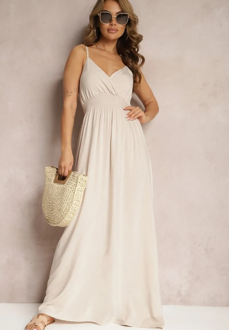 Jasnobeżowa Sukienka Sterinig