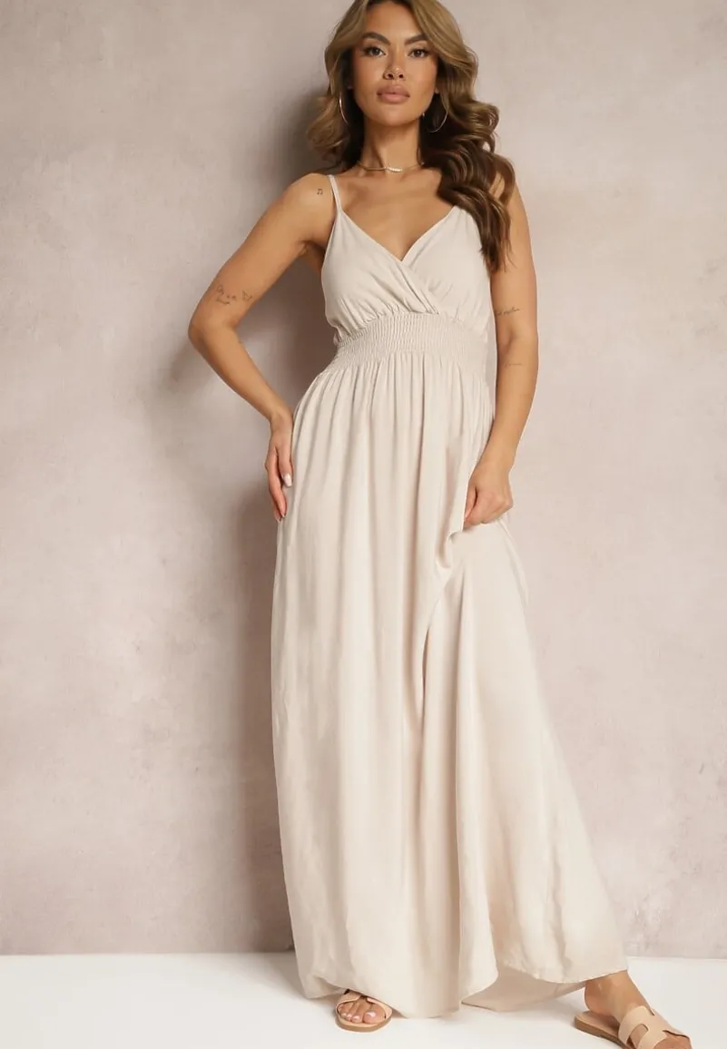 Jasnobeżowa Sukienka Sterinig