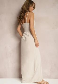 Jasnobeżowa Sukienka Sterinig