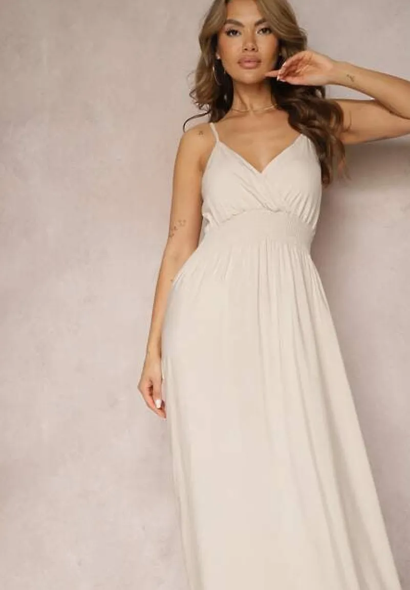 Jasnobeżowa Sukienka Sterinig