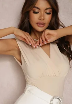 Jasnobeżowe Body Katima