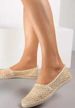 Jasnobeżowe Espadryle Heliriye