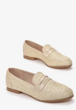 Jasnobeżowe Mokasyny Magana