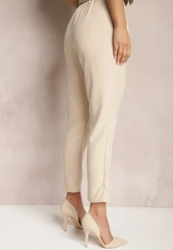 Jasnobeżowe Spodnie Iolona