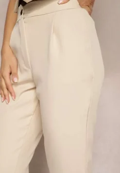Jasnobeżowe Spodnie Iolona