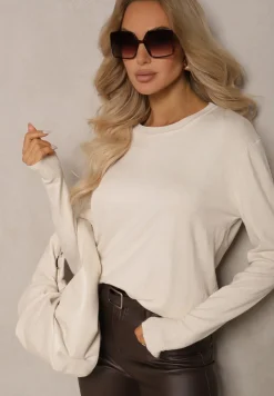 Jasnobeżowy Sweter z Bawełną w Klasycznym Stylu Atintora