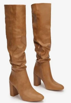 Jasnobrązowe Kozaki Ertris